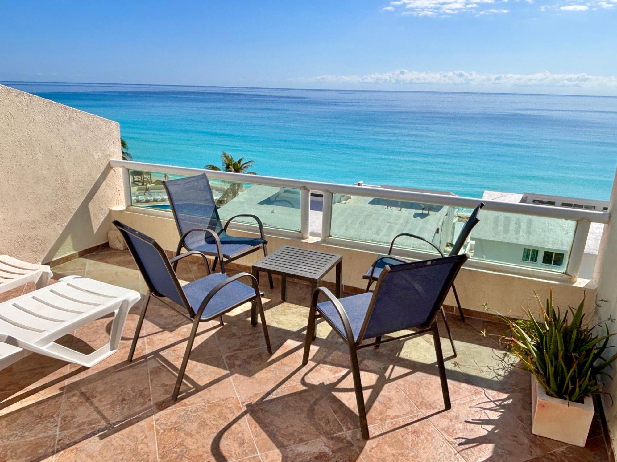 Penthouse Spectacular Ocean View Terrace Brisas Cancun Hotel Zone Cancún Exterior foto